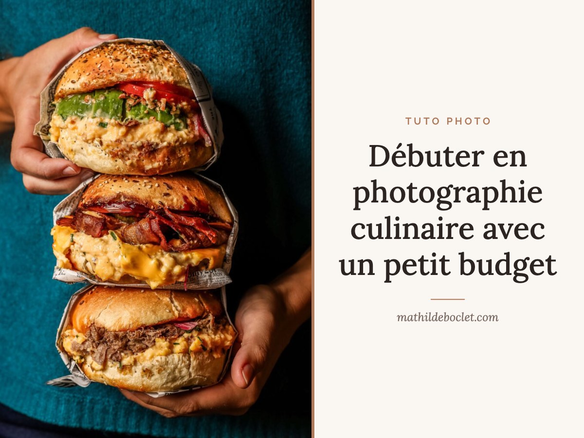Débuter en photographie culinaire avec un petit budget