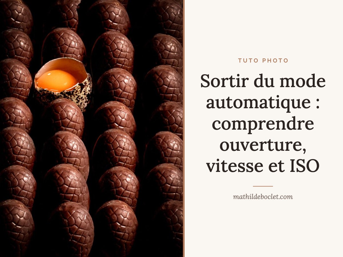Sortir du mode automatique : comprendre ouverture, vitesse et ISO